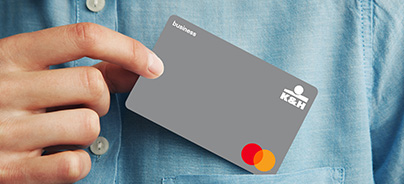 K&H vállalkozói Mastercard alap bankkártya