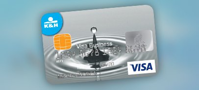 K&H Visa üzleti bankkártya