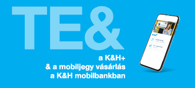 K&H+ közlekedési mobiljegyek