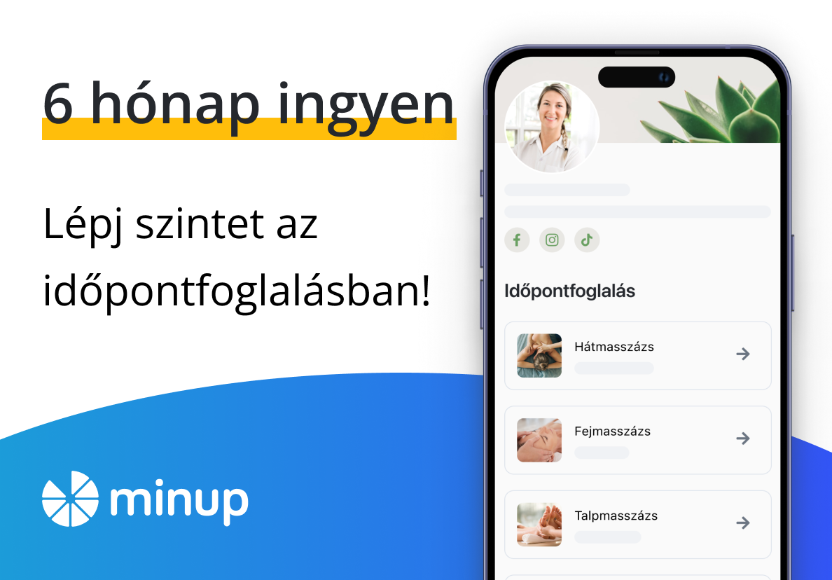 Minup időpontfoglaló rendszer