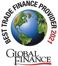 Global Finance 2021 - Legjobb Kereskedelem Finanszírozó Bank díj
