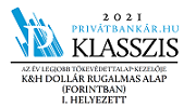 Privátbankár.hu Klasszis 2021 – Az év legjobb tőkevédettalap-kezelője, K&H Alapkezelő