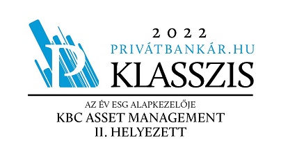 2022 privátbankár.hu klasszis az év alapkezelője KBC Asset Management II. helyezett