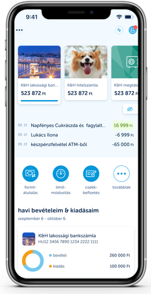 TE & az új K&H mobilbank