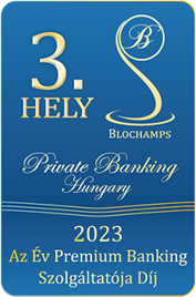Premium Banking Service Provider of the Year Award 3rd place 2023