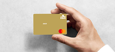 debit card service <br>[K&H Mastercard gold card]
