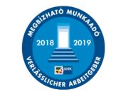 German–Hungarian Chamber of Industry and Commerce – Reliable Employer Award
