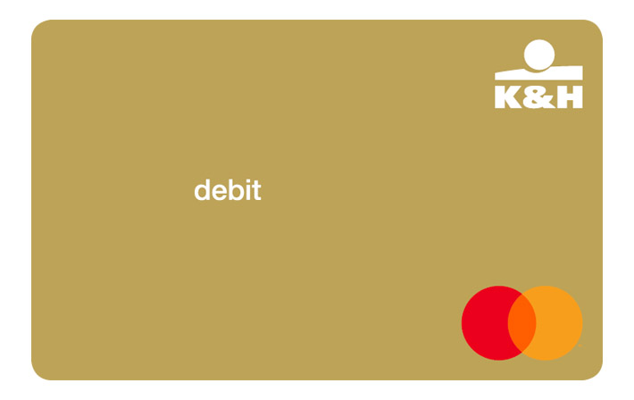 K&H Mastercard arany kártya